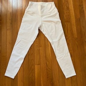 Alo White Leggings
